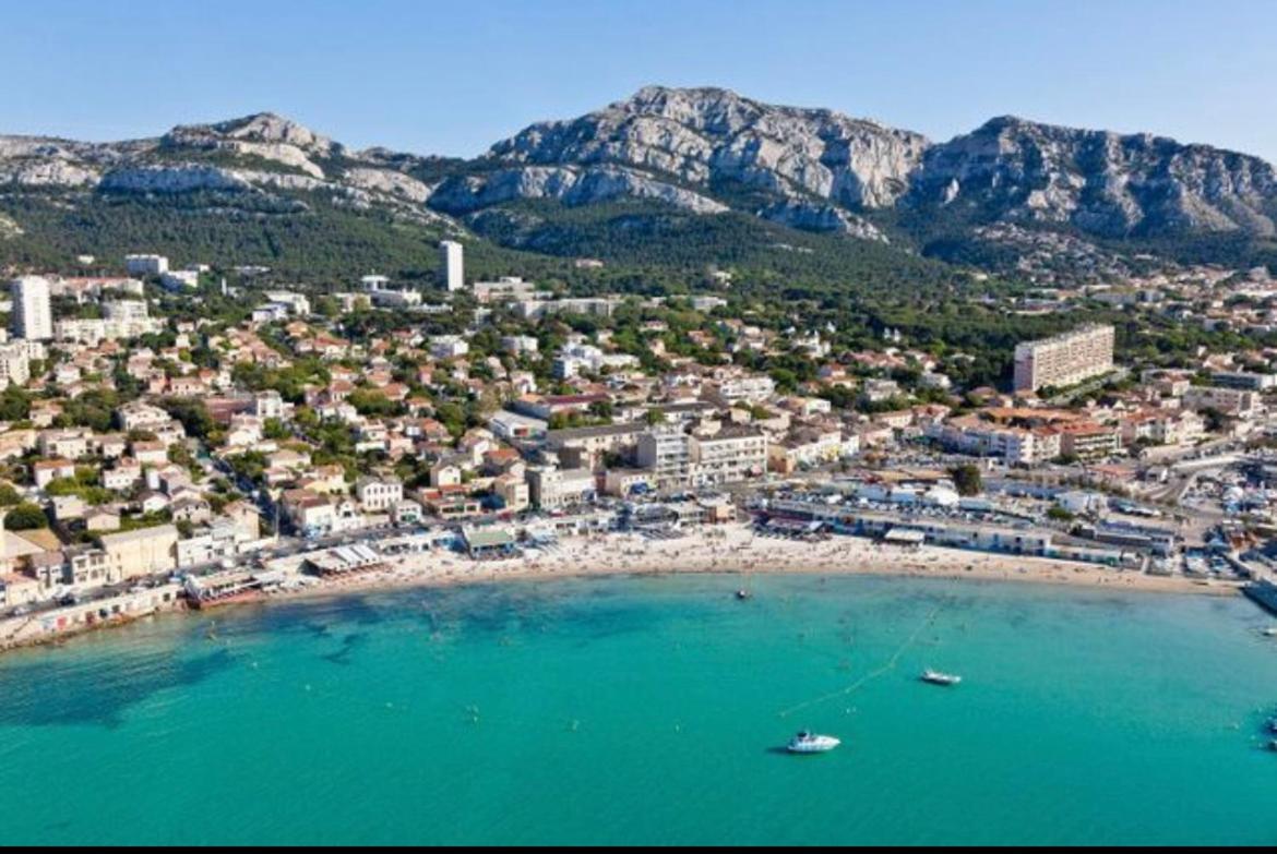 Appartement La Plage De La Pointe Rouge Marsiglia Esterno foto